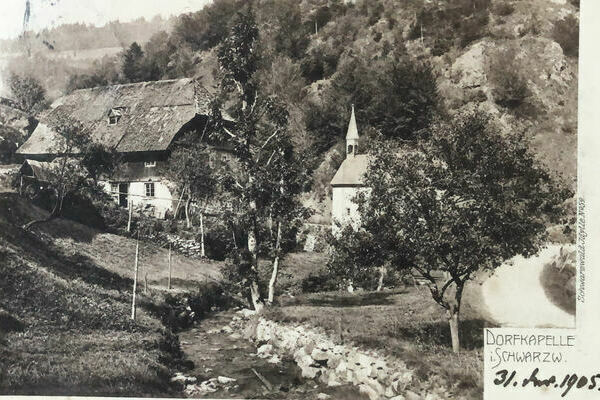 Glashütte vom Ferndobel aus, um 1900